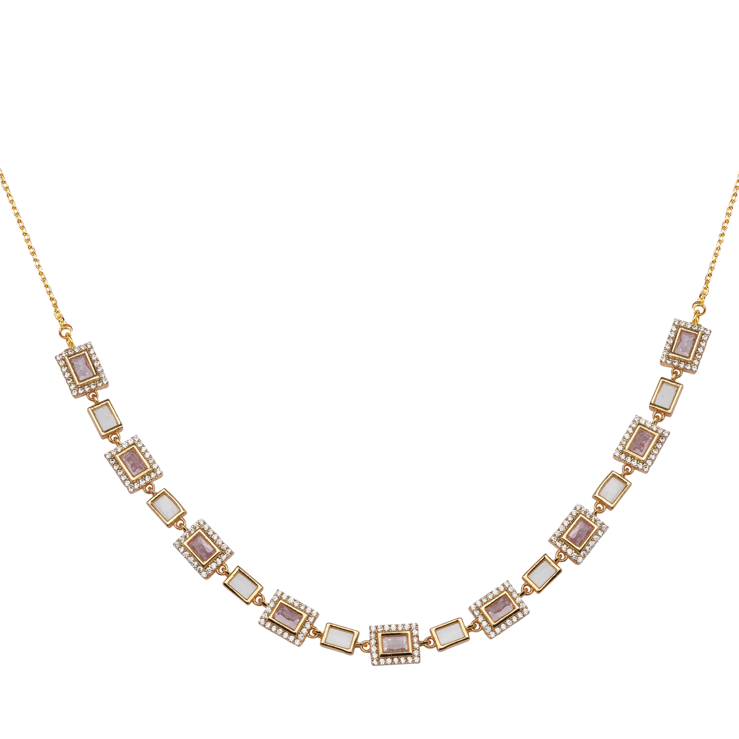 Regal Mosaic Choker Necklace