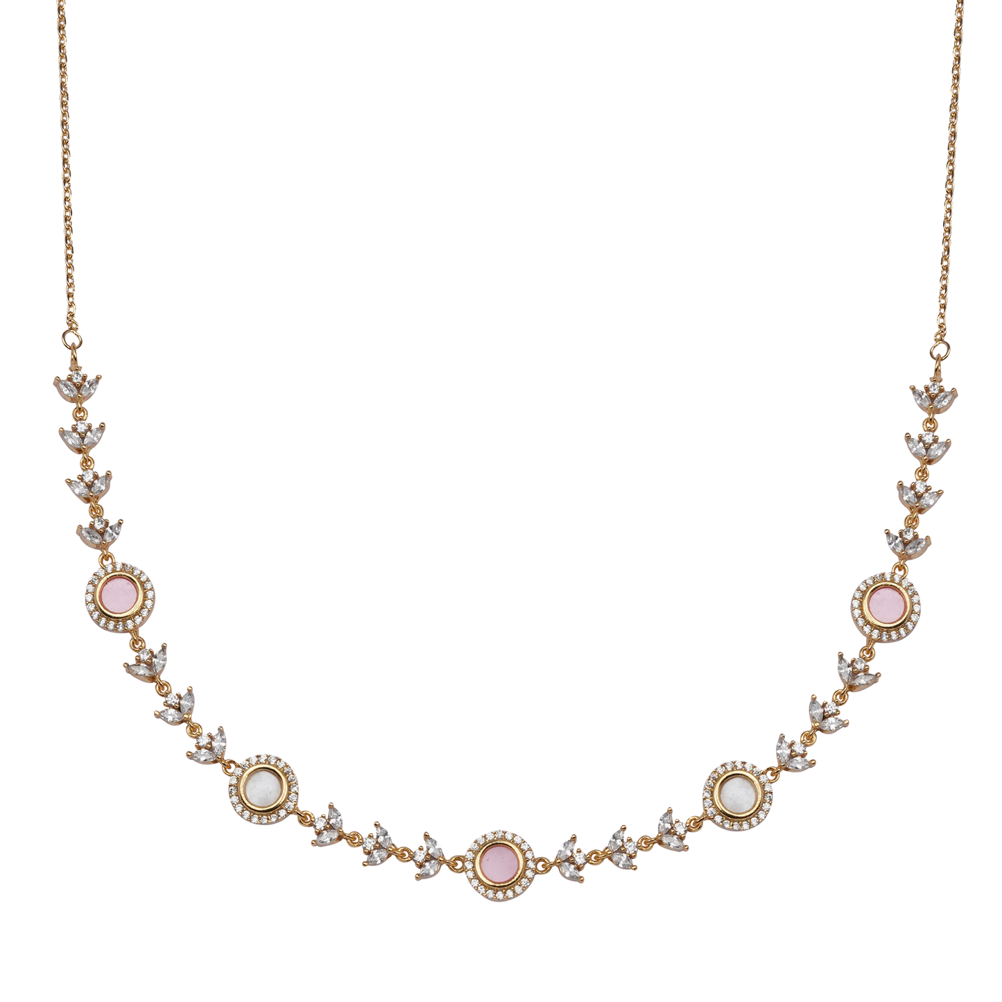 Rosé Dewlight Petal Necklace