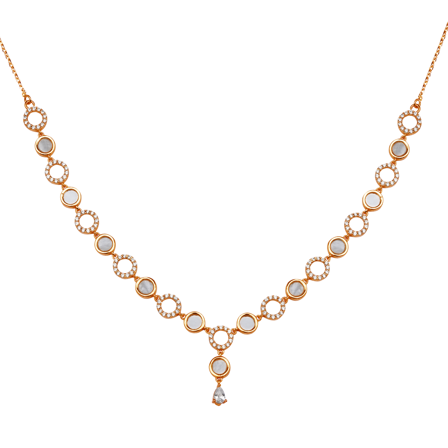 Moonlight Halo Necklace Set