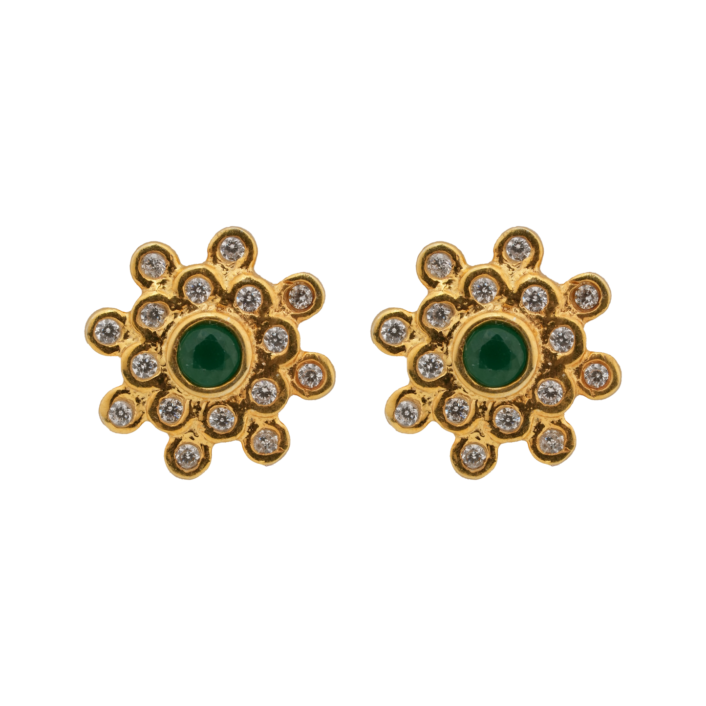 Emerald Radiance Studs