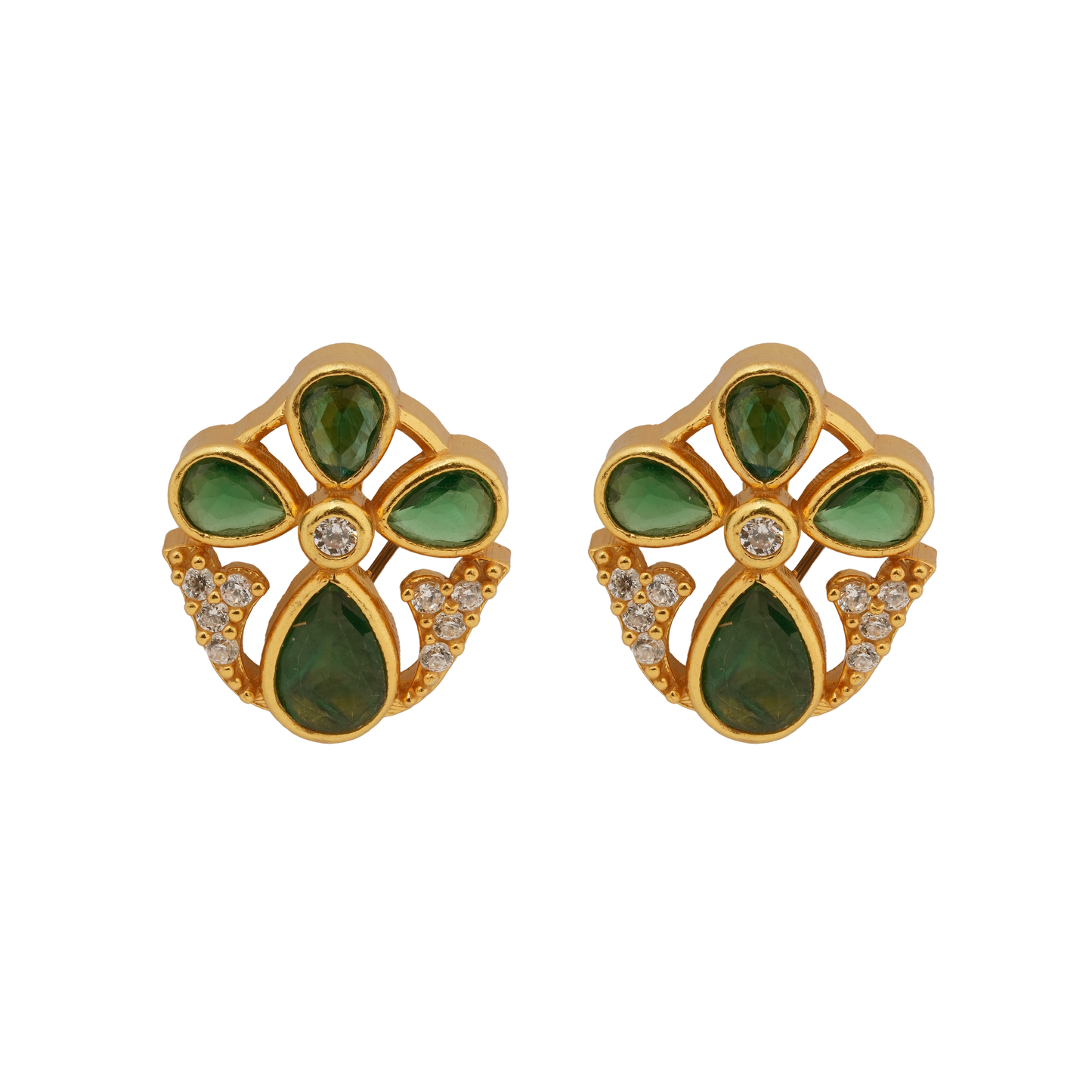 Emerald Bloom Heritage Brooch