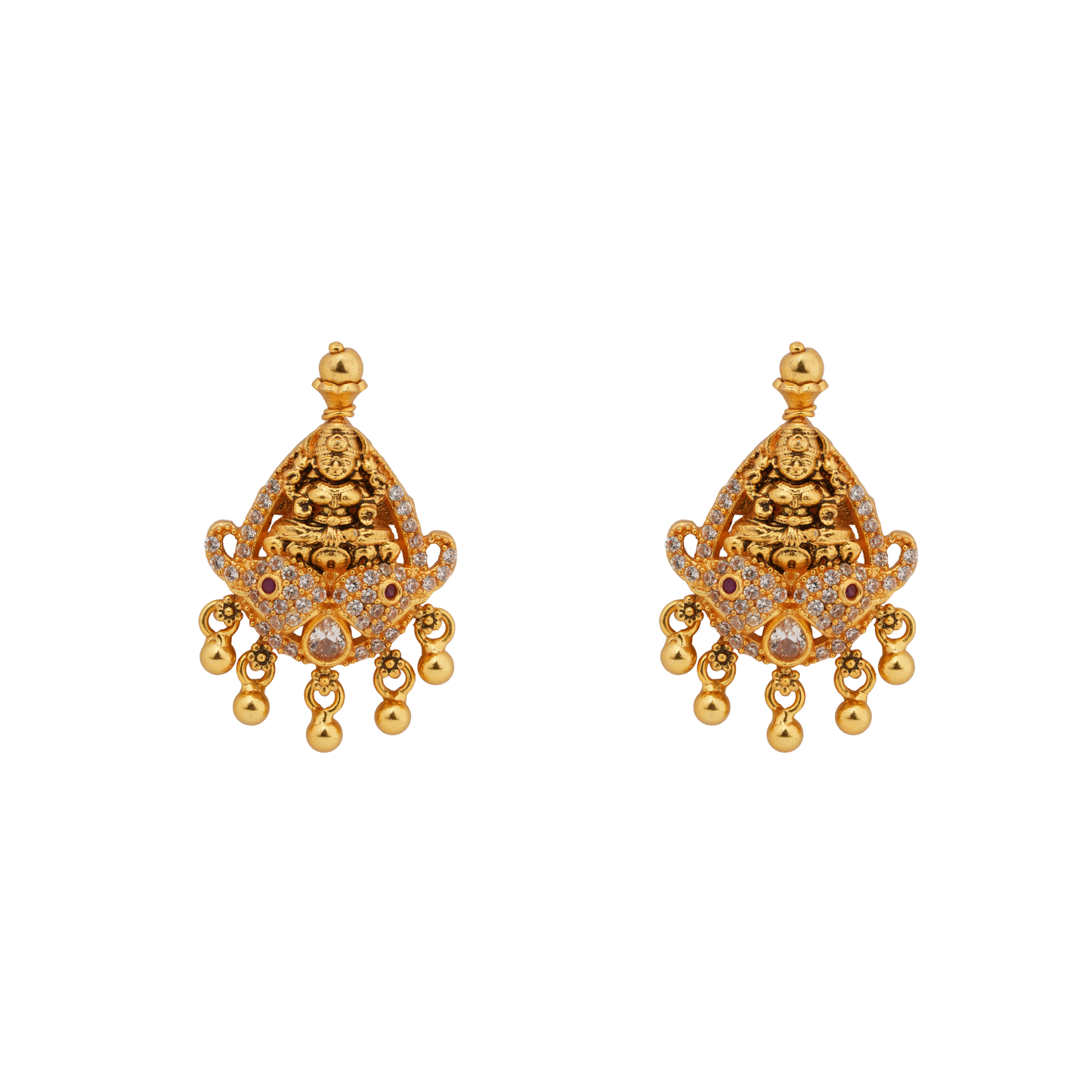 Divine Shakti Temple Earrings