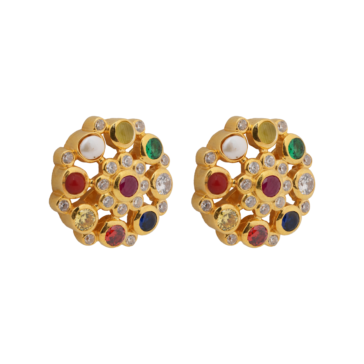 Navaratna Harmony Studs