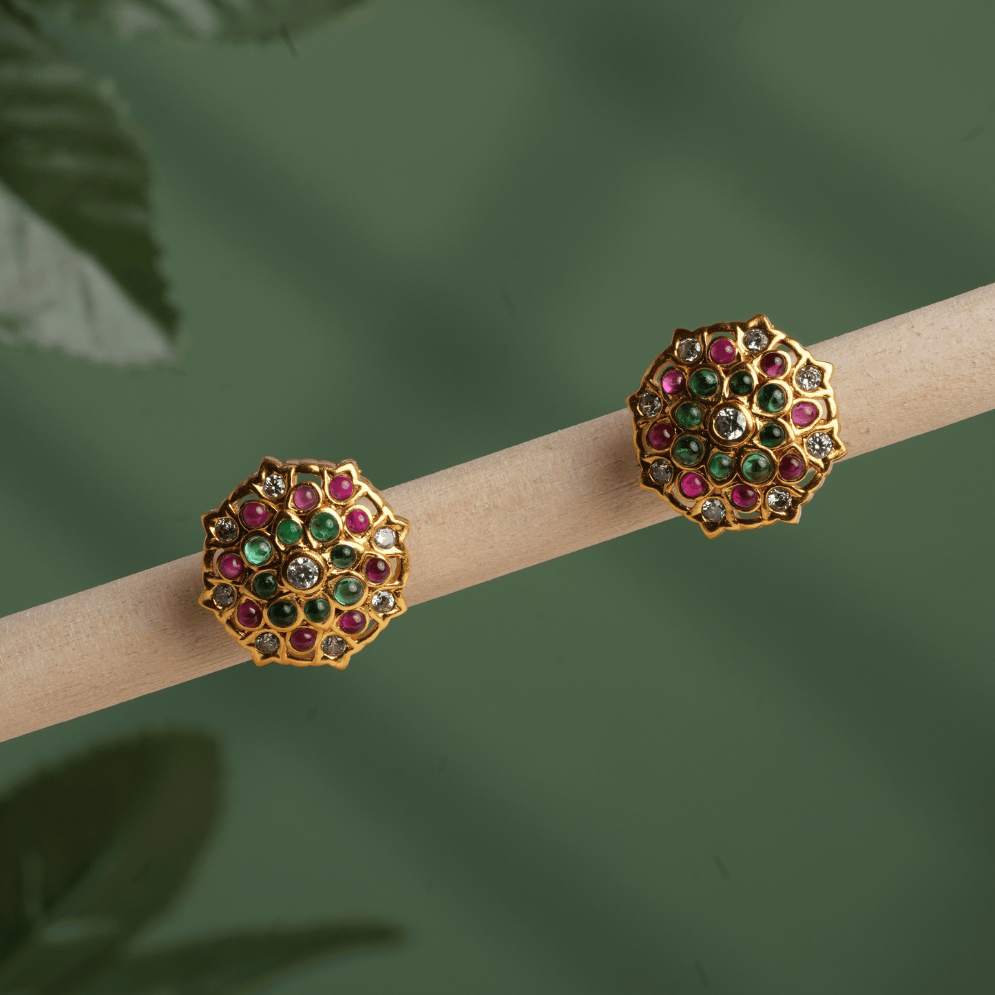 Gilded Radiance Chakra Stud