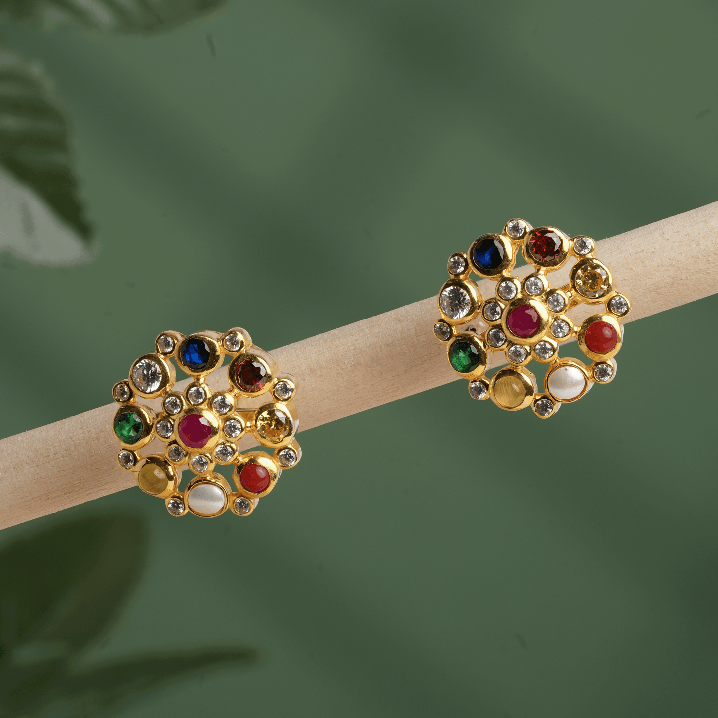 Navaratna Harmony Studs