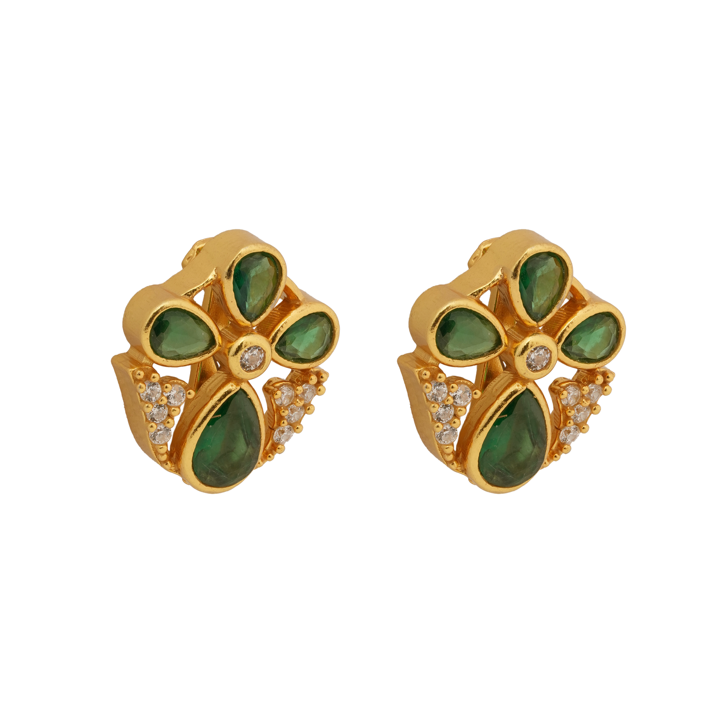 Emerald Bloom Heritage Brooch