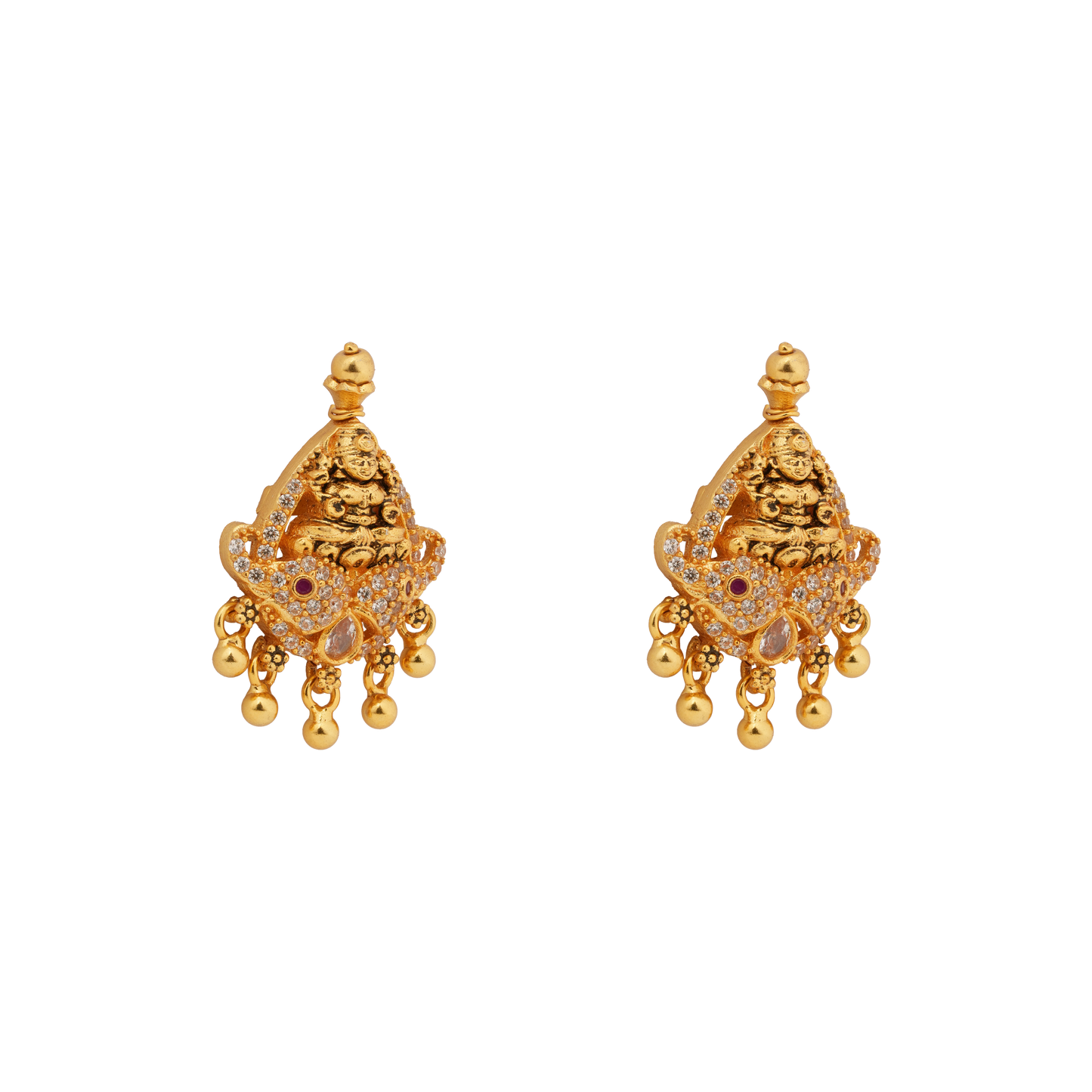 Divine Shakti Temple Earrings