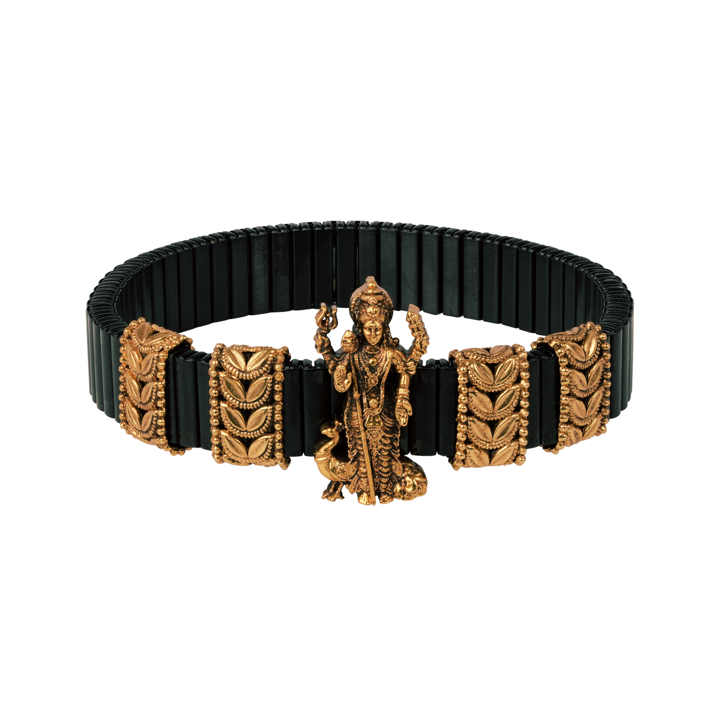 Divine Shakti Kada with Antique Gold Goddess Durga Motif