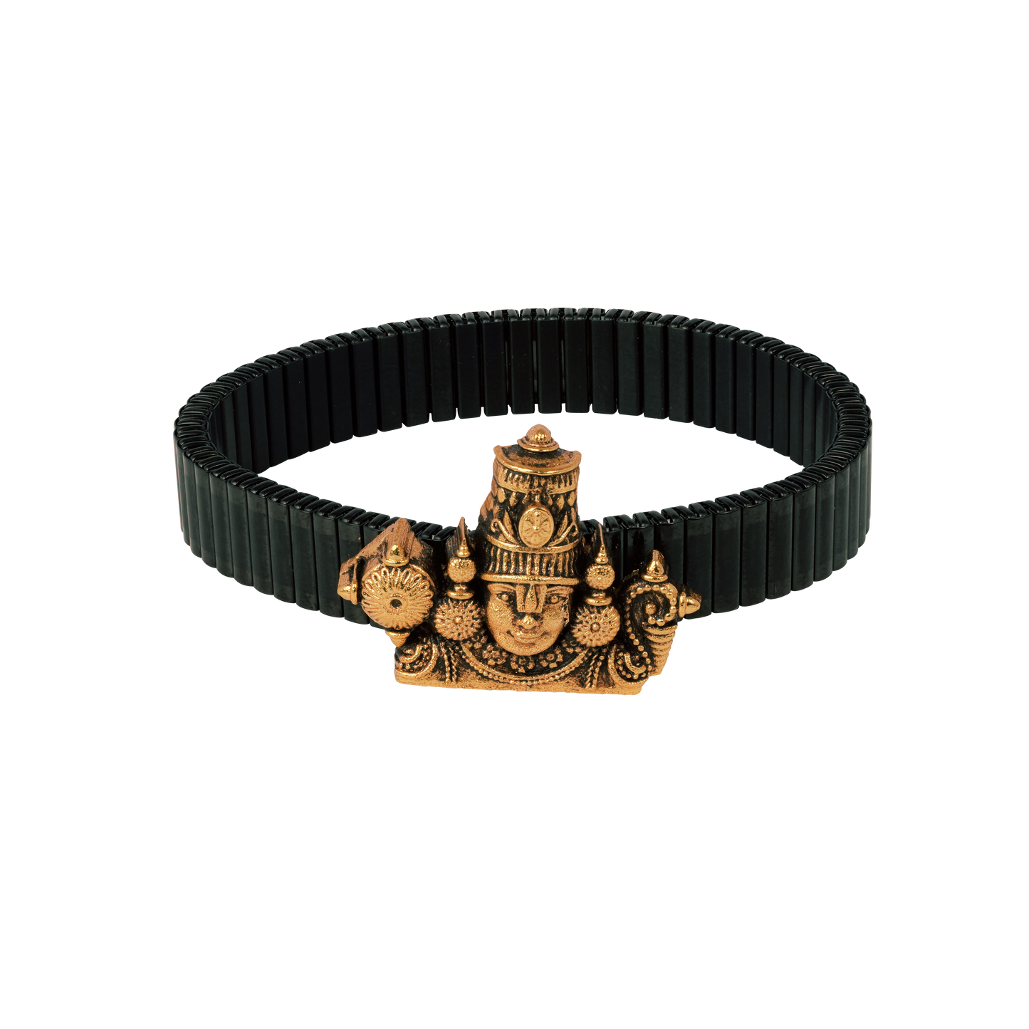 Divine Tirupati Kada with Antique Gold Lord Venkateswara Motif
