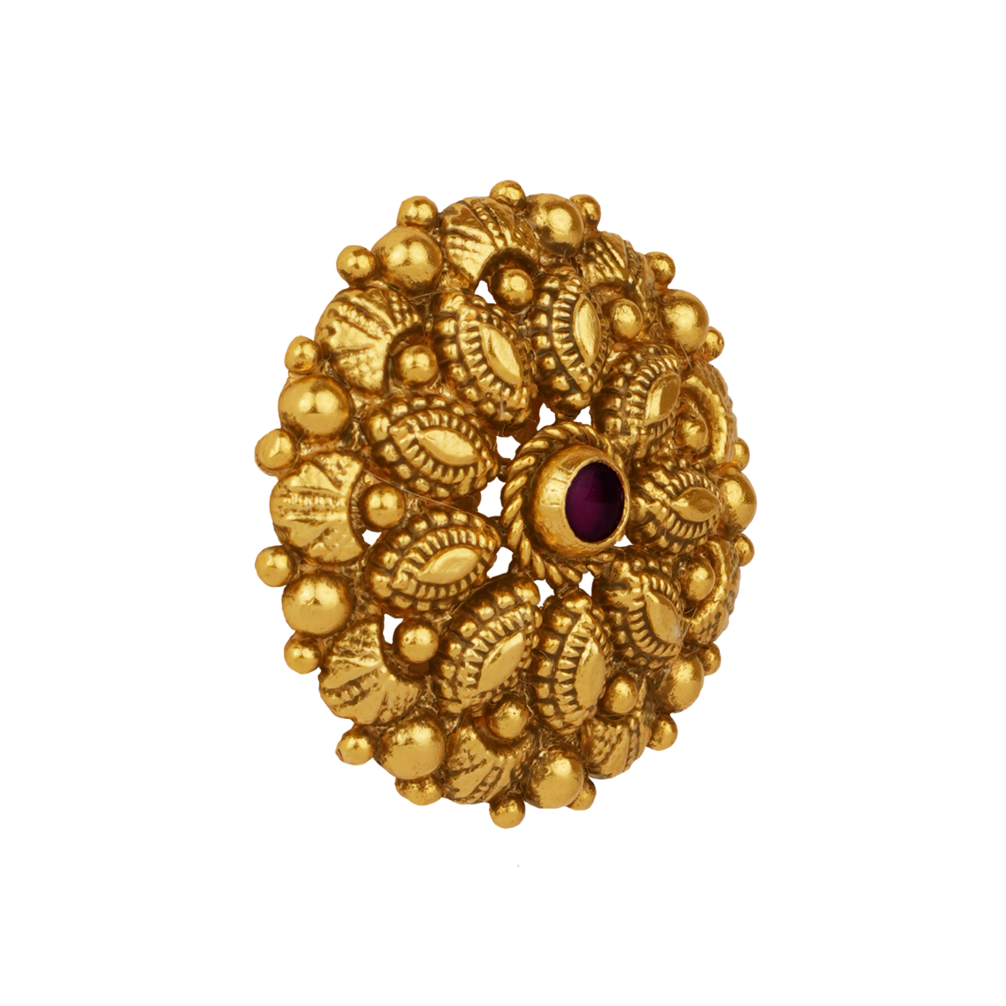 Crafted in antique gold-finish for a rich, traditional look