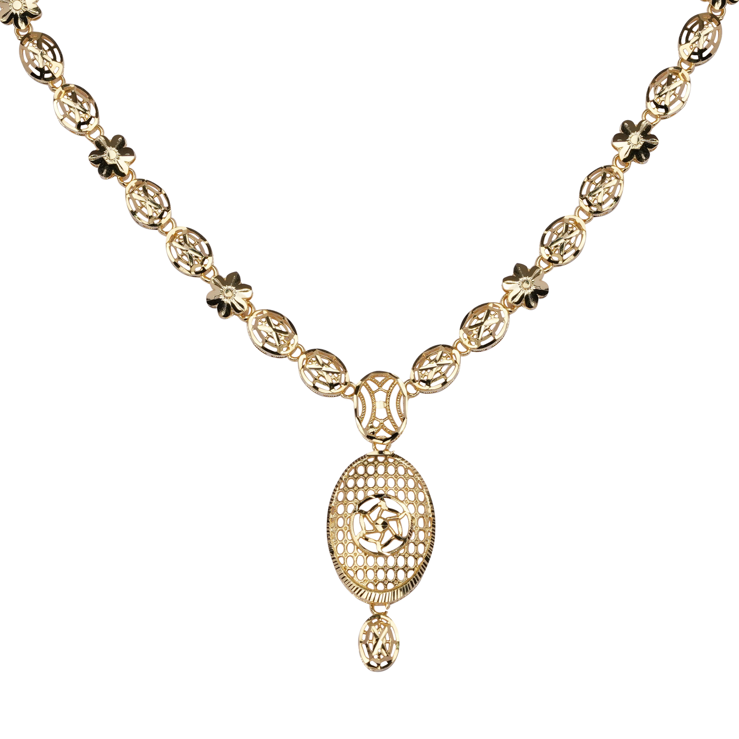 Royal Filigree Blossom Necklace