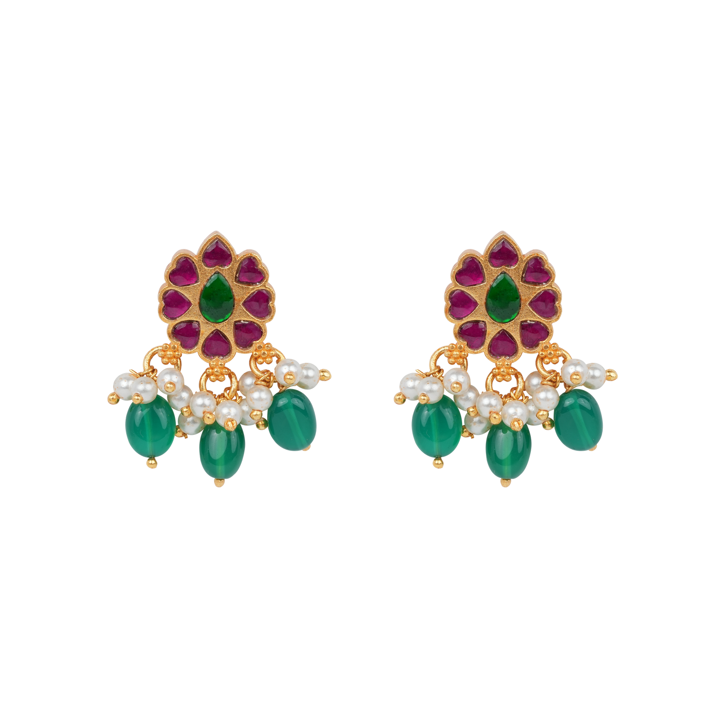 Royal Bloom Jhumki Drops
