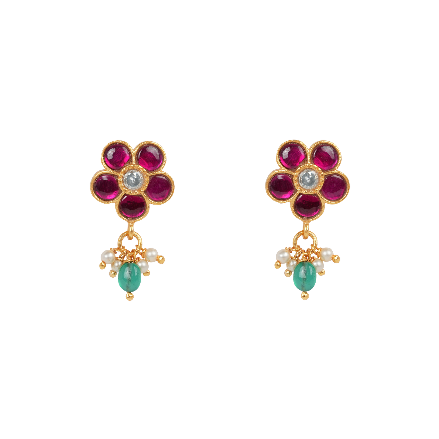 Pushpam Drop Earrings