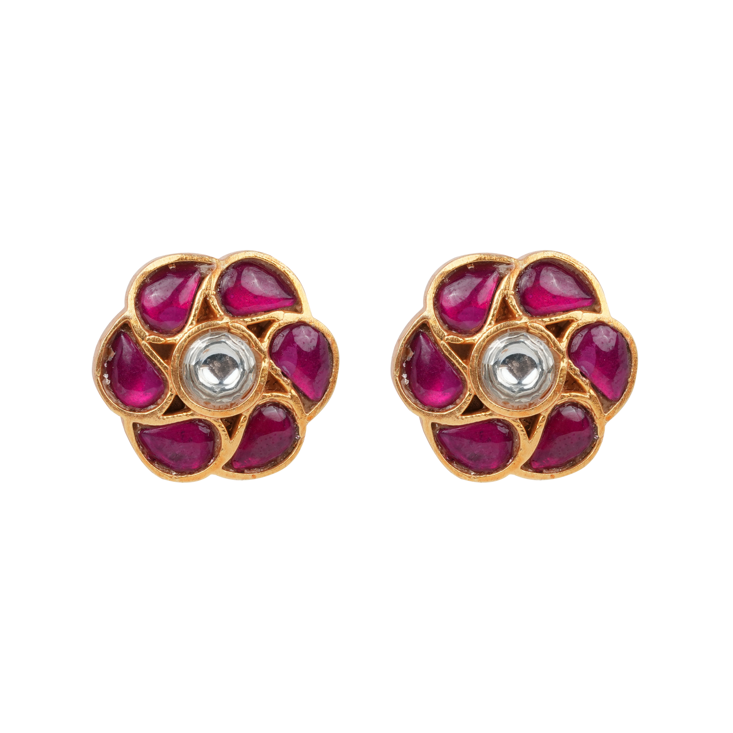 Gulab Kundan Studs