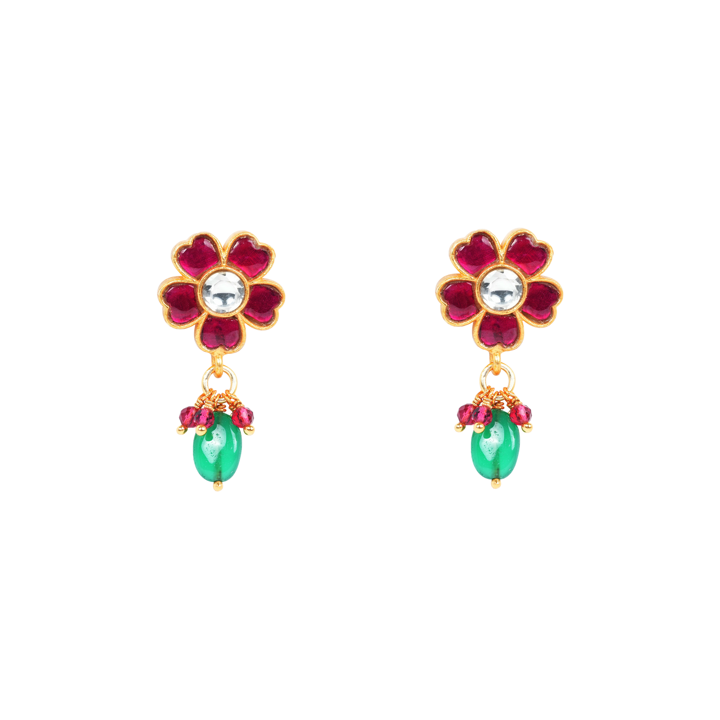 Kumudini Blossom Drop Earrings