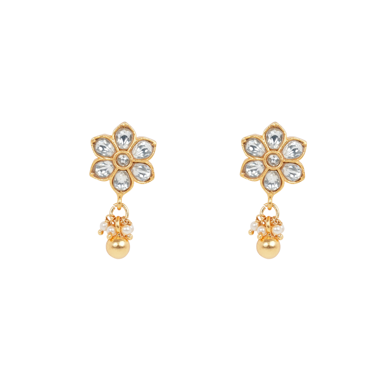 Sitara Kundan Bloom Earrings