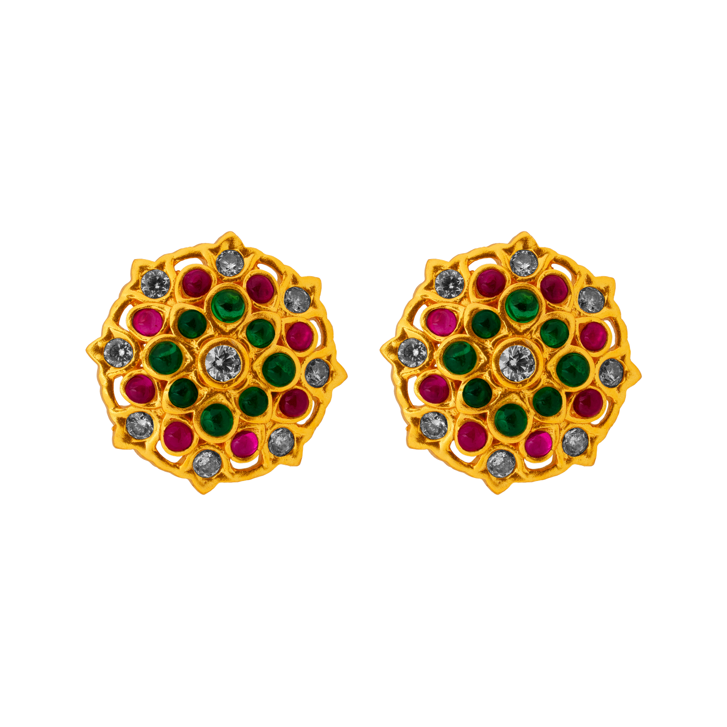 Gilded Radiance Chakra Stud