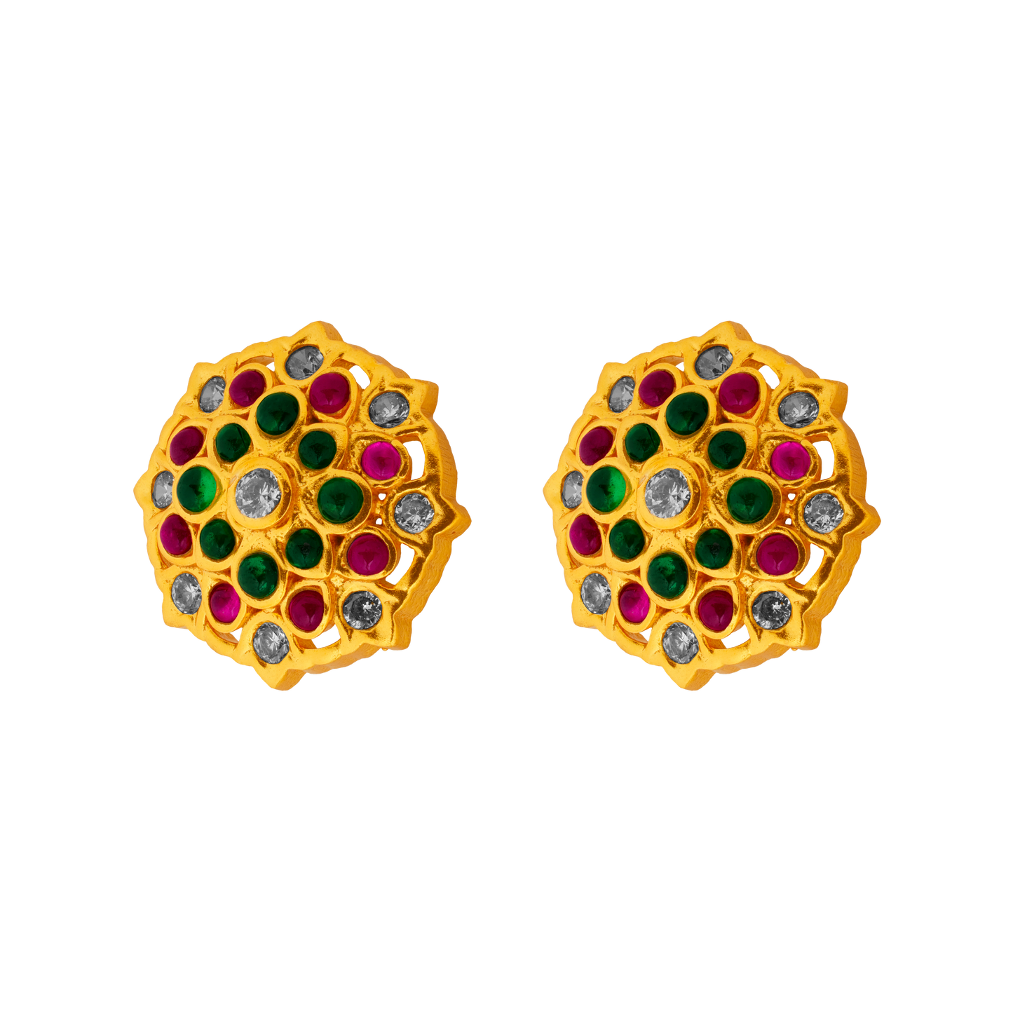 Gilded Radiance Chakra Stud