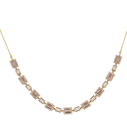 Regal Mosaic Choker Necklace