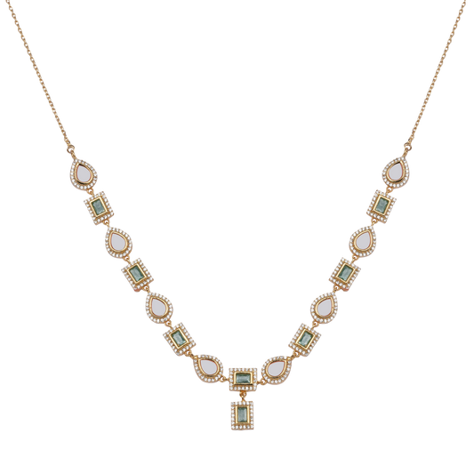 Emerald Droplet Radiance Necklace
