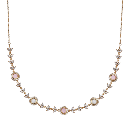 Rosé Dewlight Petal Necklace