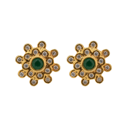 Emerald Radiance Studs