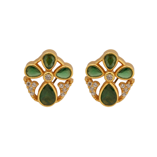 Emerald Bloom Heritage Brooch