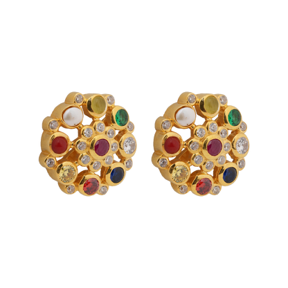 Navaratna Harmony Studs