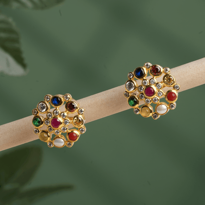 Navaratna Harmony Studs