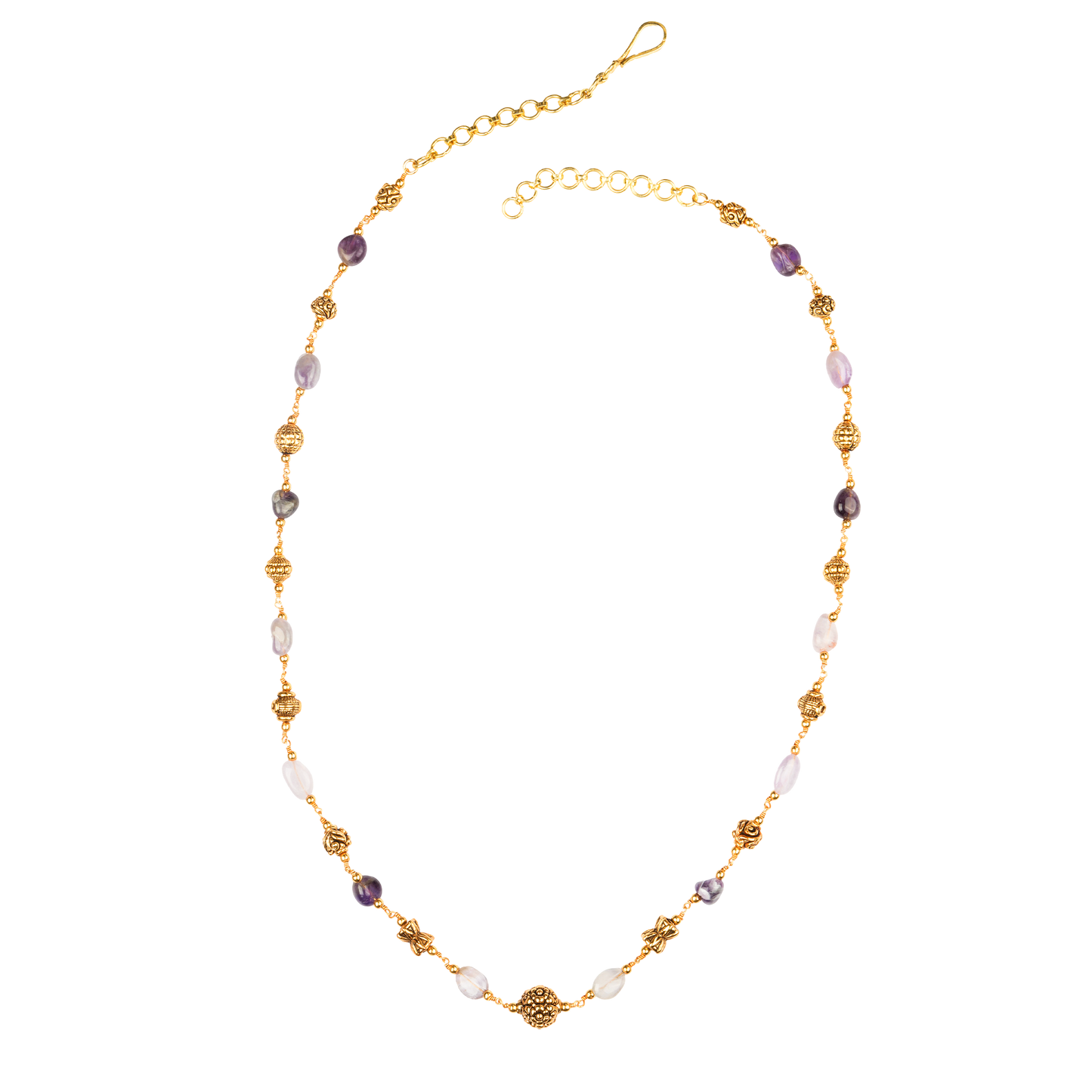 Amethyst Royale Mala Necklace