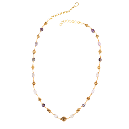 Amethyst Royale Mala Necklace