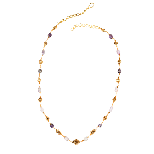 Amethyst Royale Mala Necklace