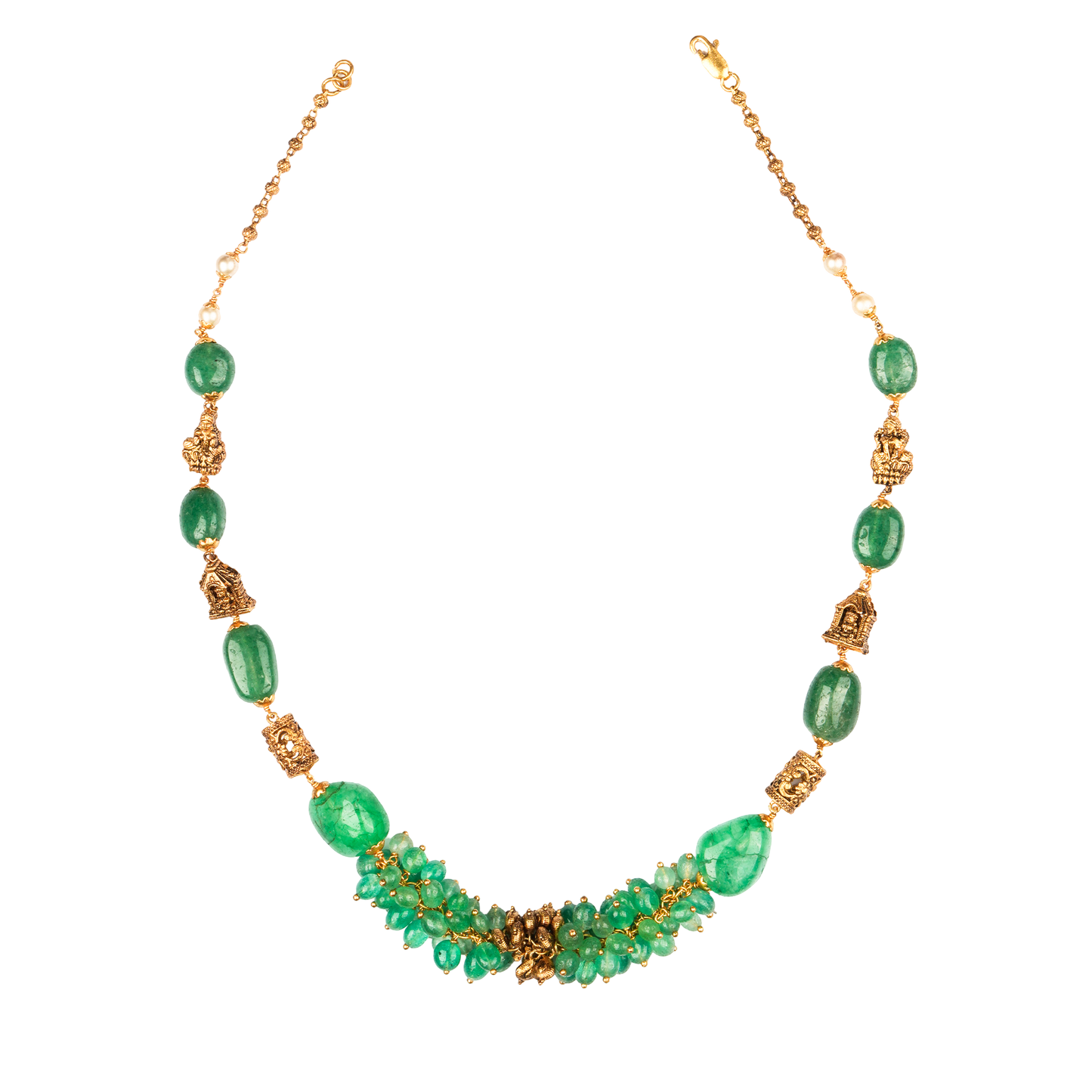 Emerald Essence Beads Necklace