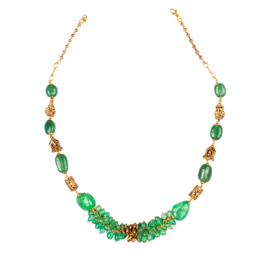 Emerald Essence Beads Necklace