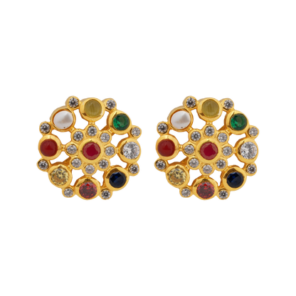 Navaratna Harmony Studs