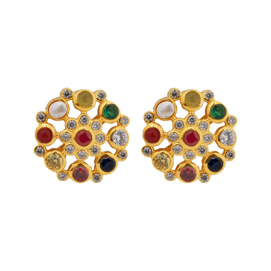 Navaratna Harmony Studs