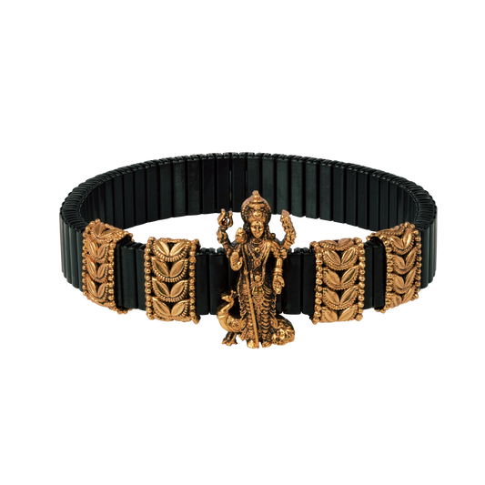Divine Shakti Kada with Antique Gold Goddess Durga Motif