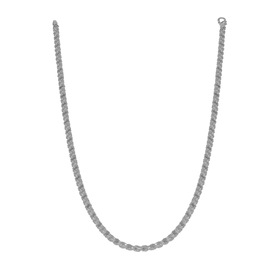 FrostMesh Silver Chain – Modern Tradition, Woven in Ice
