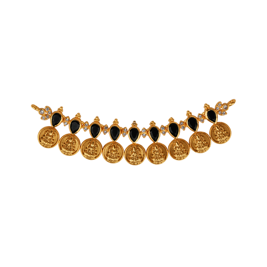 Noir Lakshmi Temple Coin Pendant