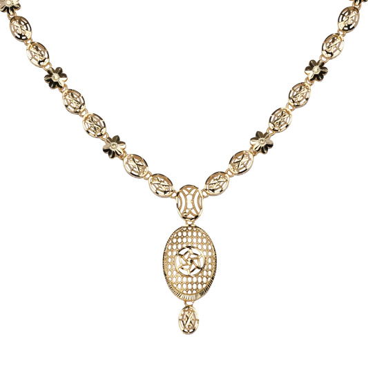 Royal Filigree Blossom Necklace