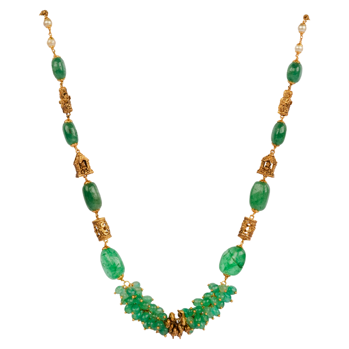 Emerald Essence Beads Necklace