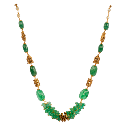 Emerald Essence Beads Necklace