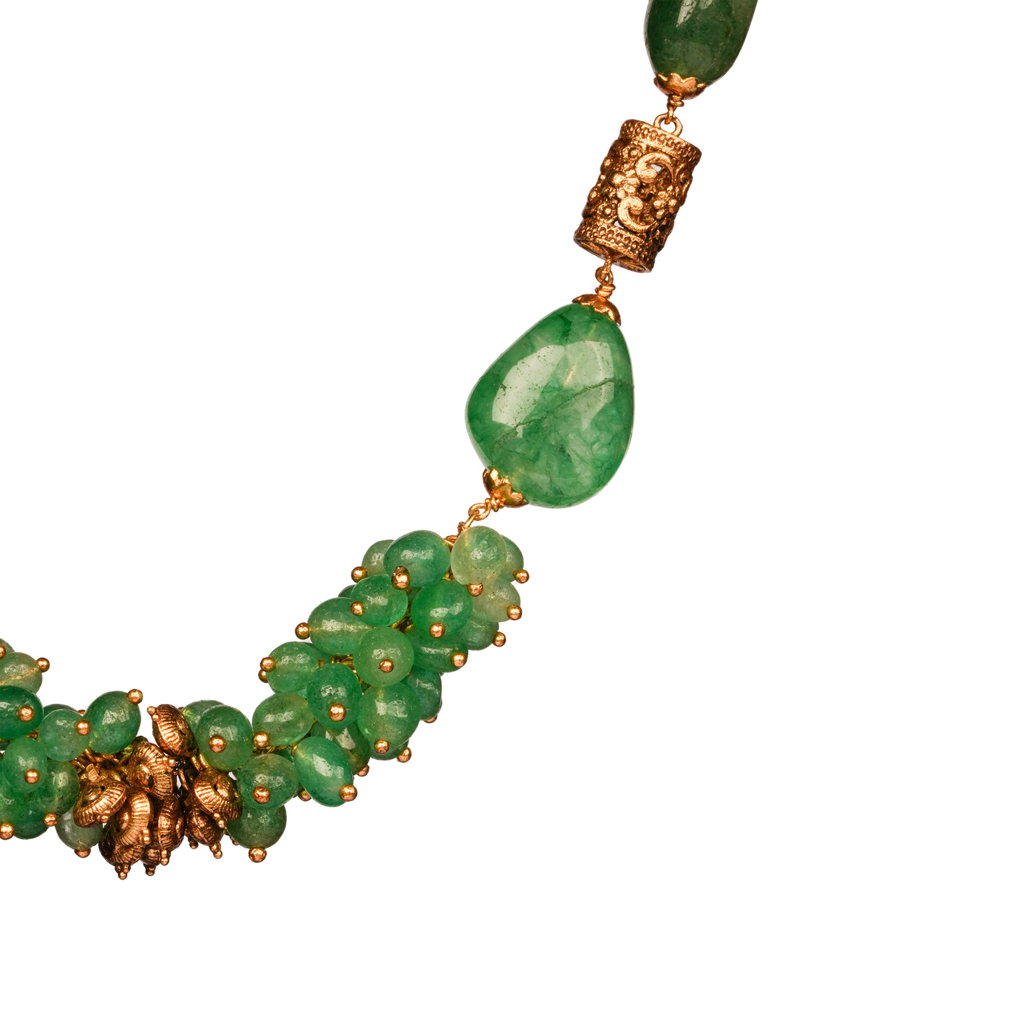 Emerald Essence Beads Necklace