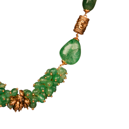 Emerald Essence Beads Necklace