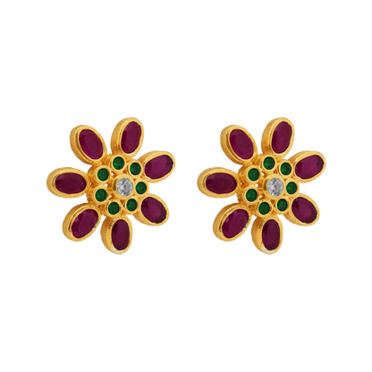 Regal Bloom Ruby-Green Stud