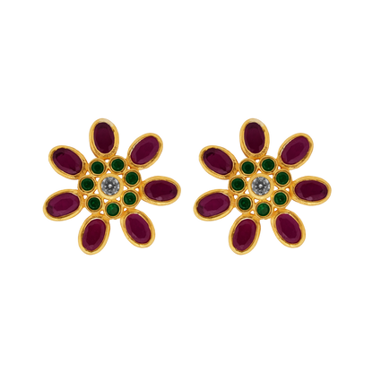 Regal Bloom Ruby-Green Stud