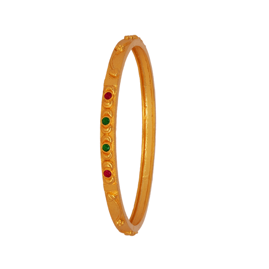 Festive Gemstone Harmony Bangle