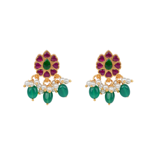 Royal Bloom Jhumki Drops