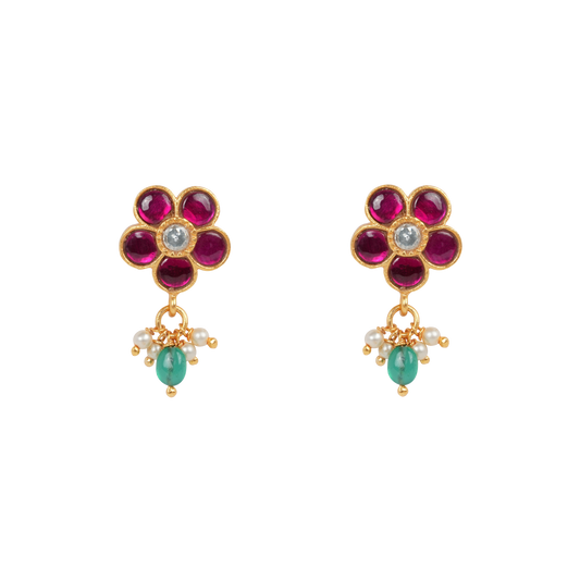 Pushpam Drop Earrings
