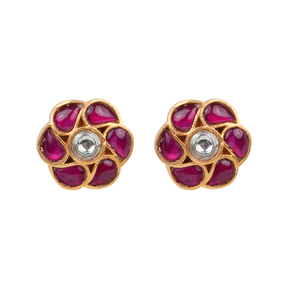 Gulab Kundan Studs